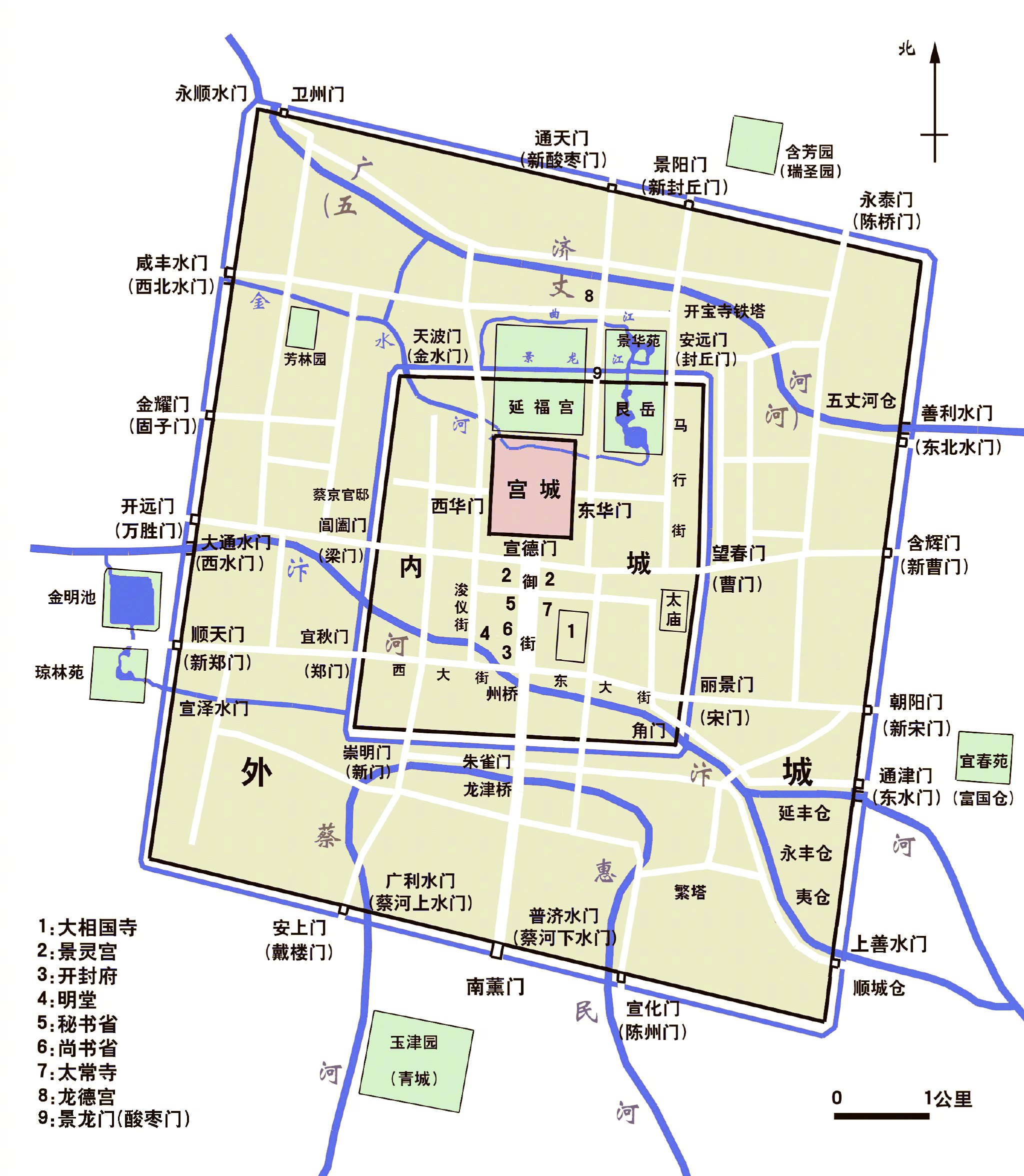 东京梦华录地图高清图片